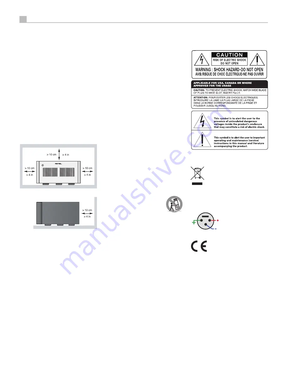 Rotel RB-1590 Owner'S Manual Download Page 2