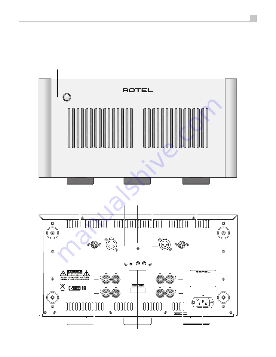 Rotel RB-1590 Owner'S Manual Download Page 13