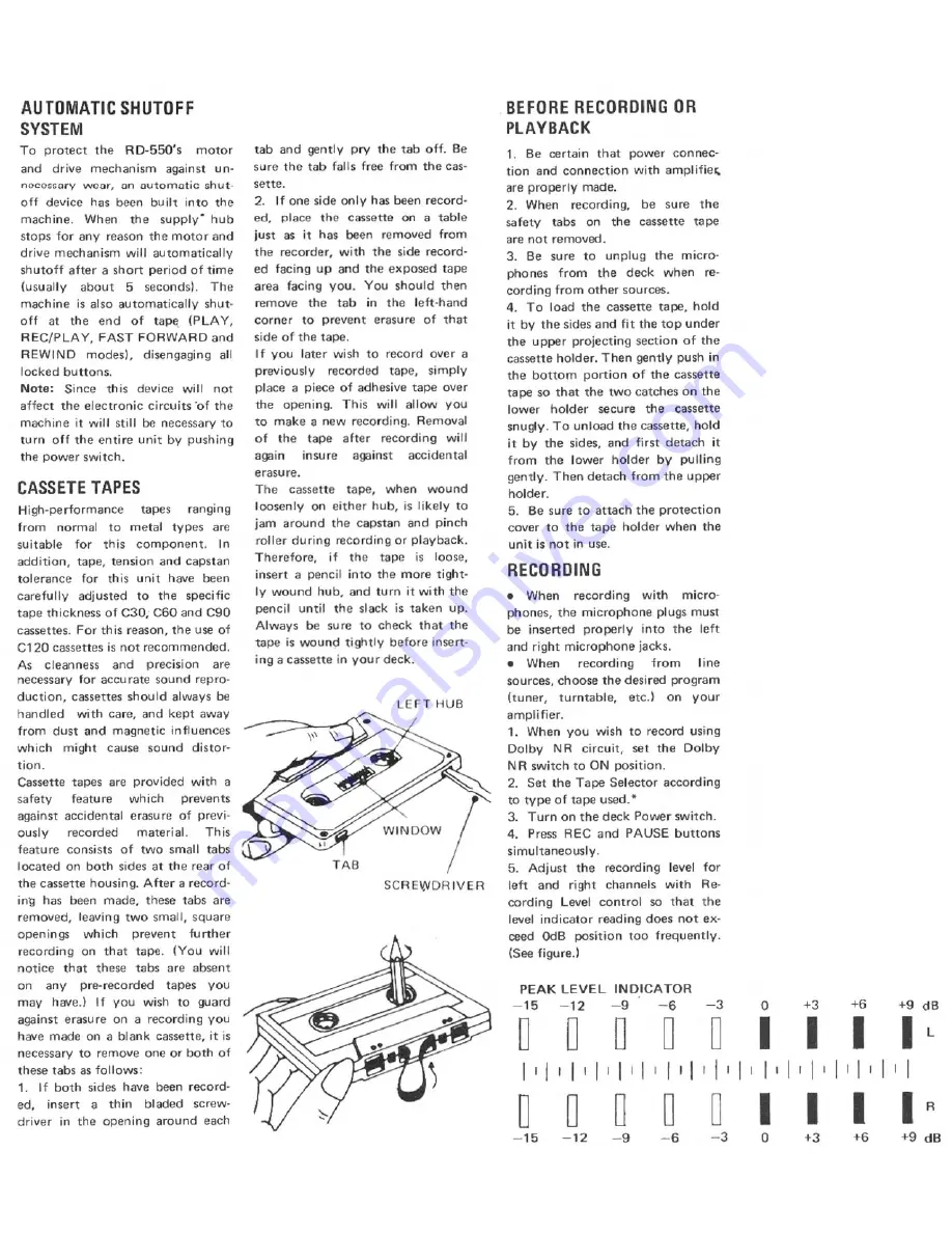 Rotel RD-550 Скачать руководство пользователя страница 5