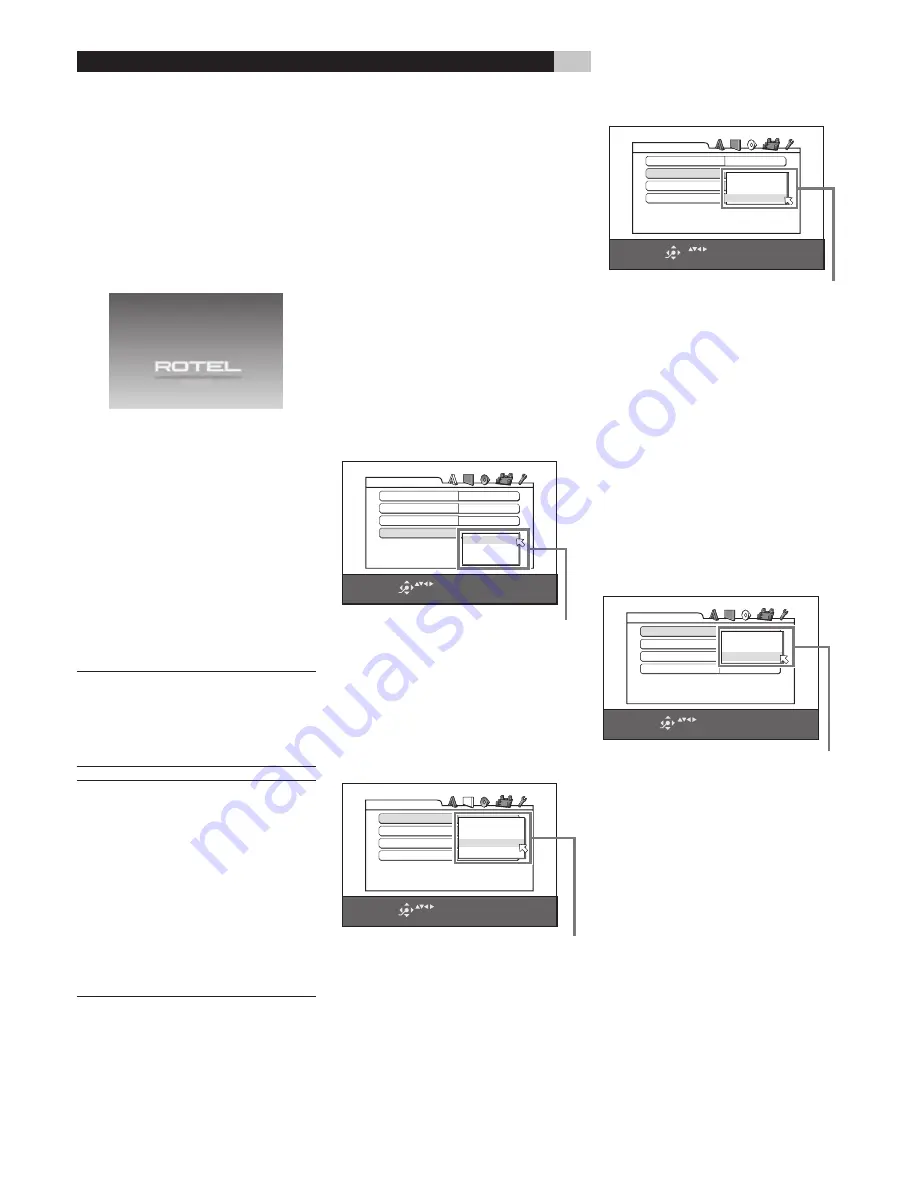 Rotel RDV-1050 Скачать руководство пользователя страница 48