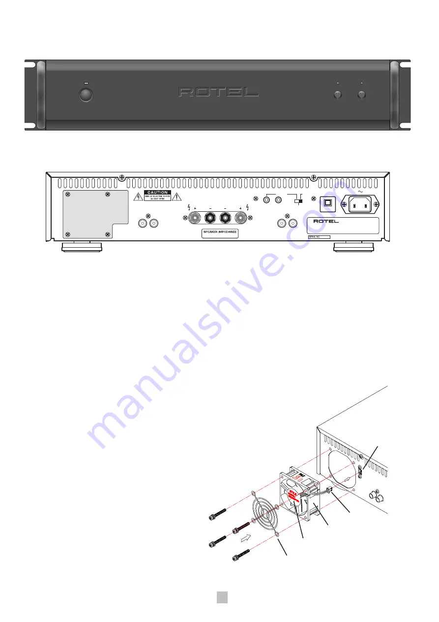 Rotel RKB-250 Technical Manual Download Page 2