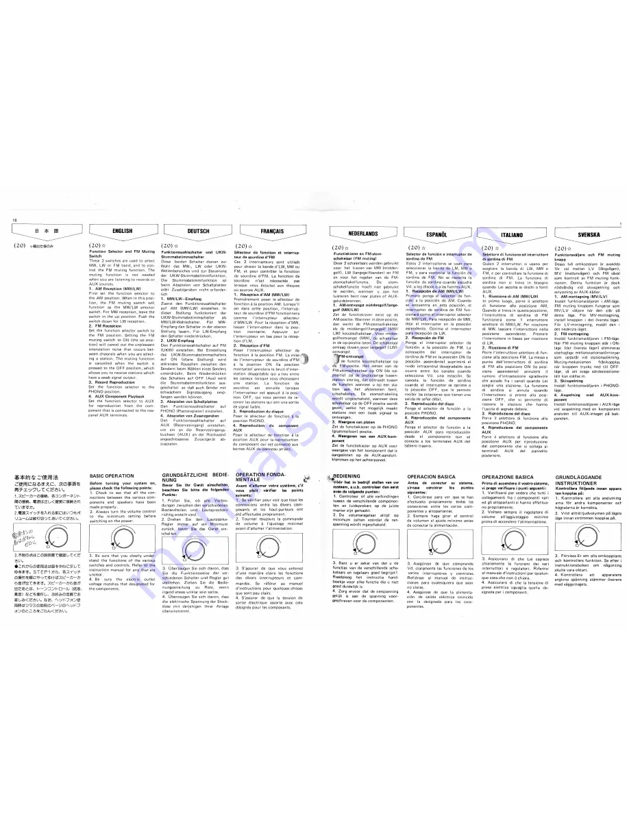 Rotel RX-1000 Owner'S Manual Download Page 10