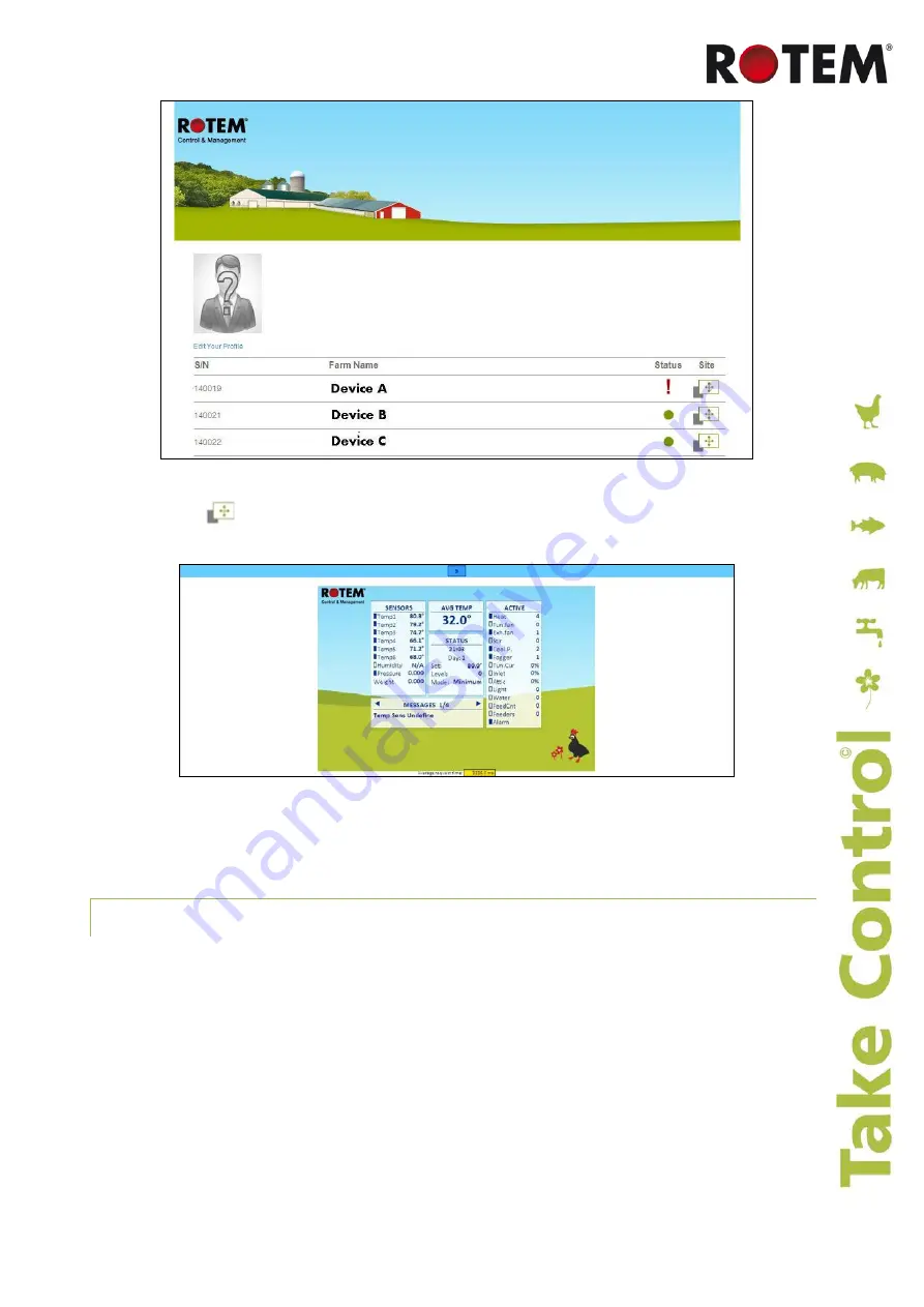 Rotem P-COMM-V1 User & Installation Manual Download Page 52