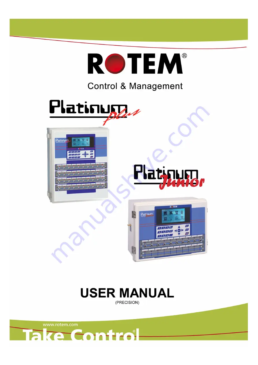 Rotem Platinum Junior User Manual Download Page 1