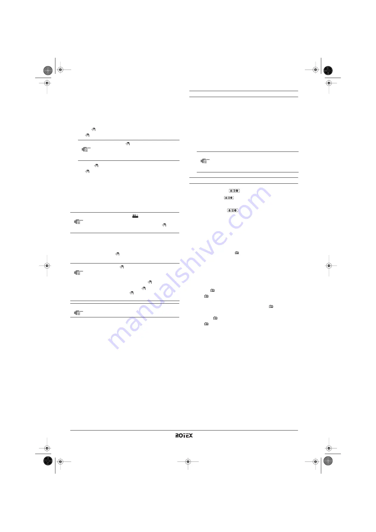 Rotex RKHBRD011ADV17 RKHBRD014ADV17 RKHBRD016ADV17 Operation Manual Download Page 10