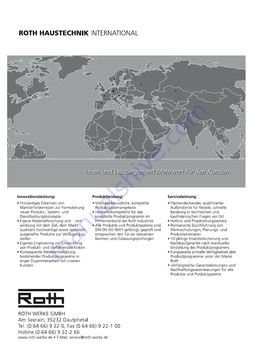 Roth BW/H Komfort Installation Manual Download Page 172