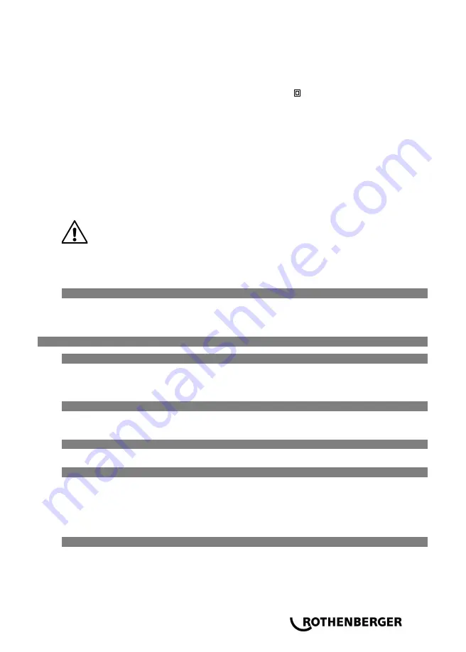 Rothenberger ROMAX 3000 AC Instructions For Use Manual Download Page 39