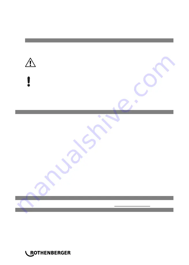 Rothenberger ROMAX 3000 AC Instructions For Use Manual Download Page 104