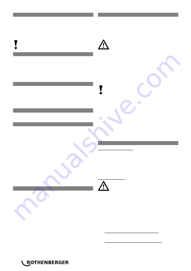 Rothenberger ROMAX 3000 Instructions For Use Manual Download Page 24