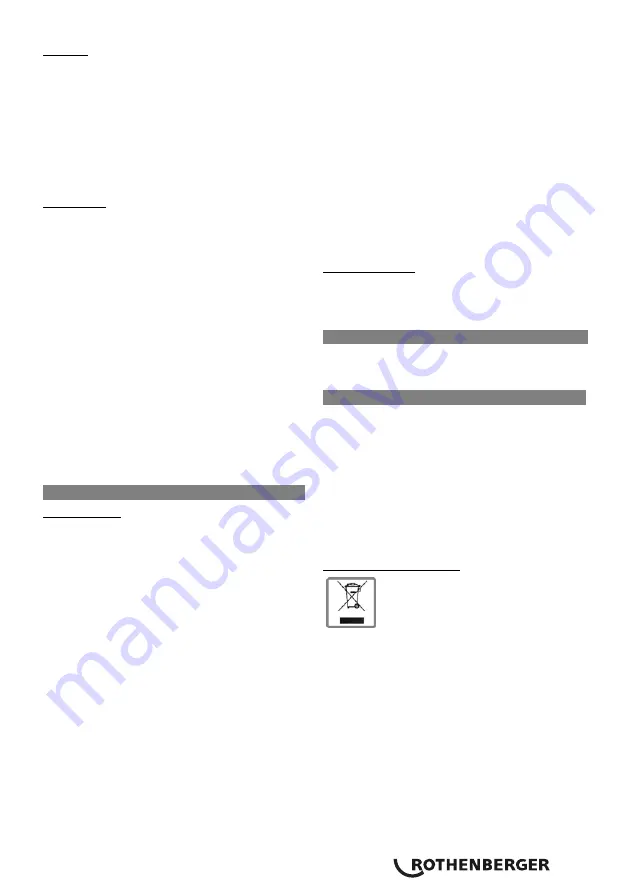 Rothenberger ROMAX 3000 Instructions For Use Manual Download Page 61