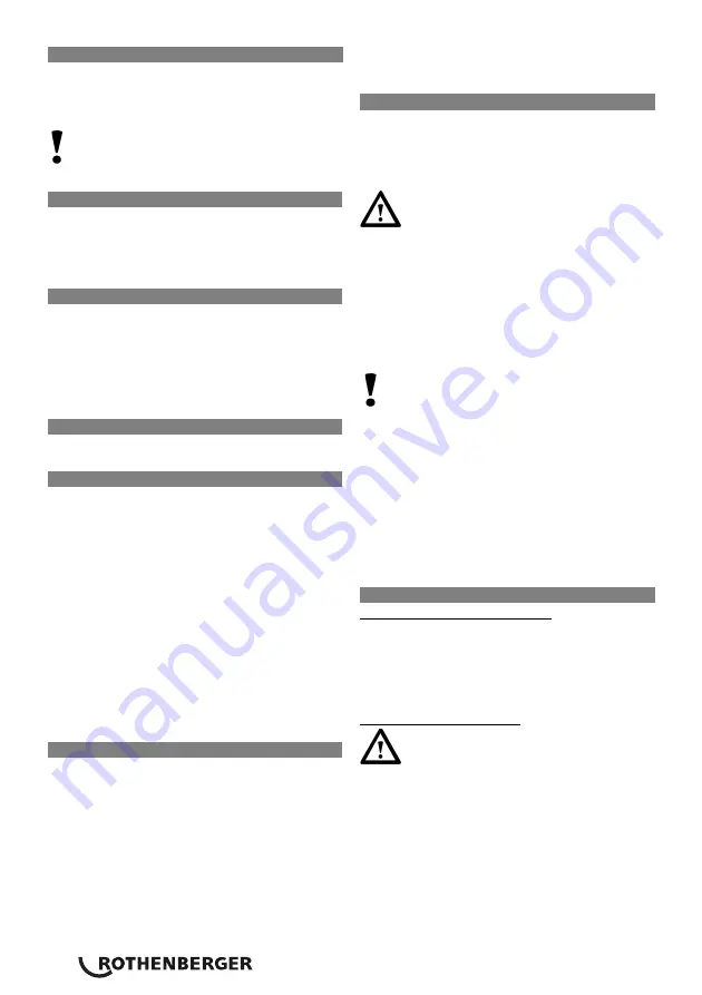 Rothenberger ROMAX 3000 Instructions For Use Manual Download Page 108