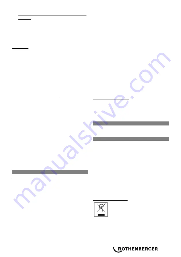 Rothenberger ROMAX 3000 Instructions For Use Manual Download Page 115