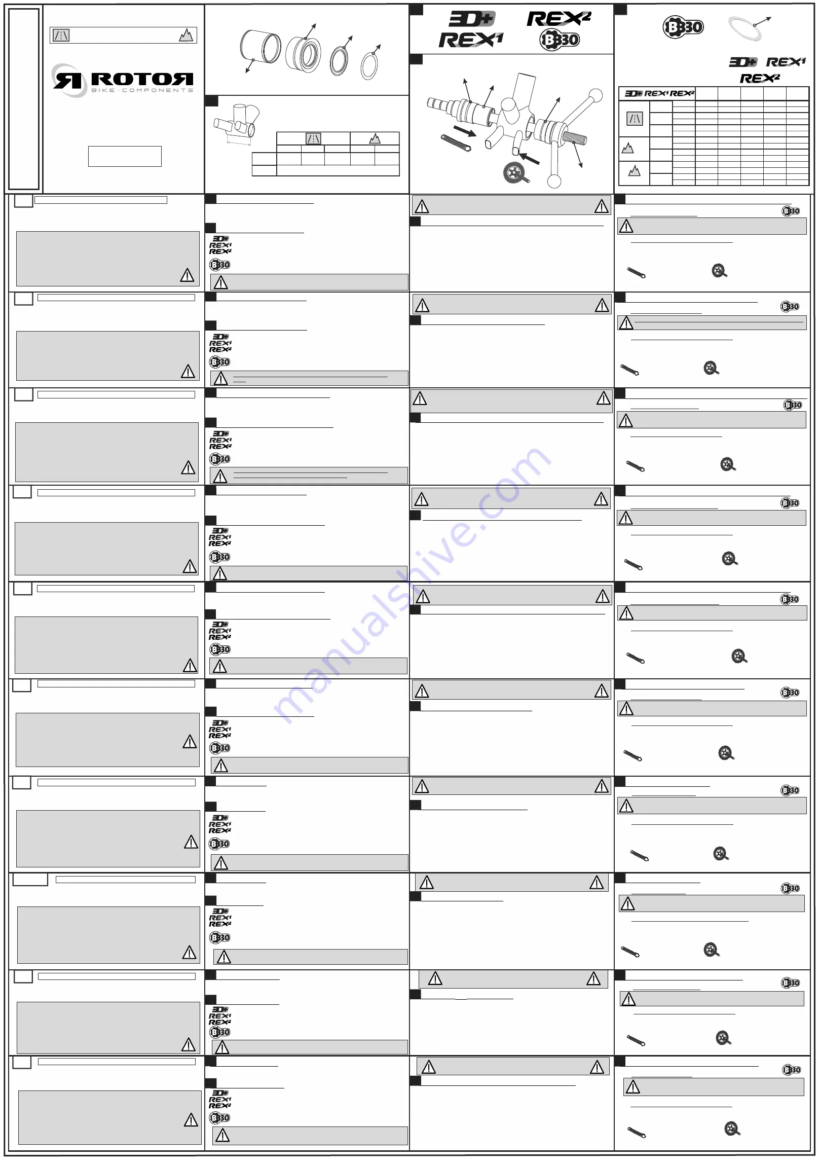 ROTOR PressFit 4630 Installation Manual Download Page 1