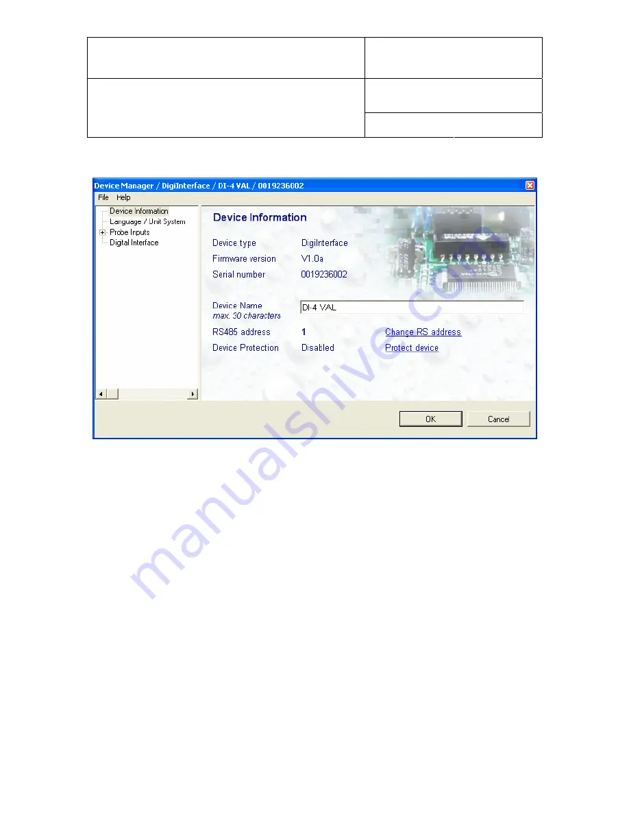 Rotronic HygroClip DI tal interface Instruction Manual Download Page 10