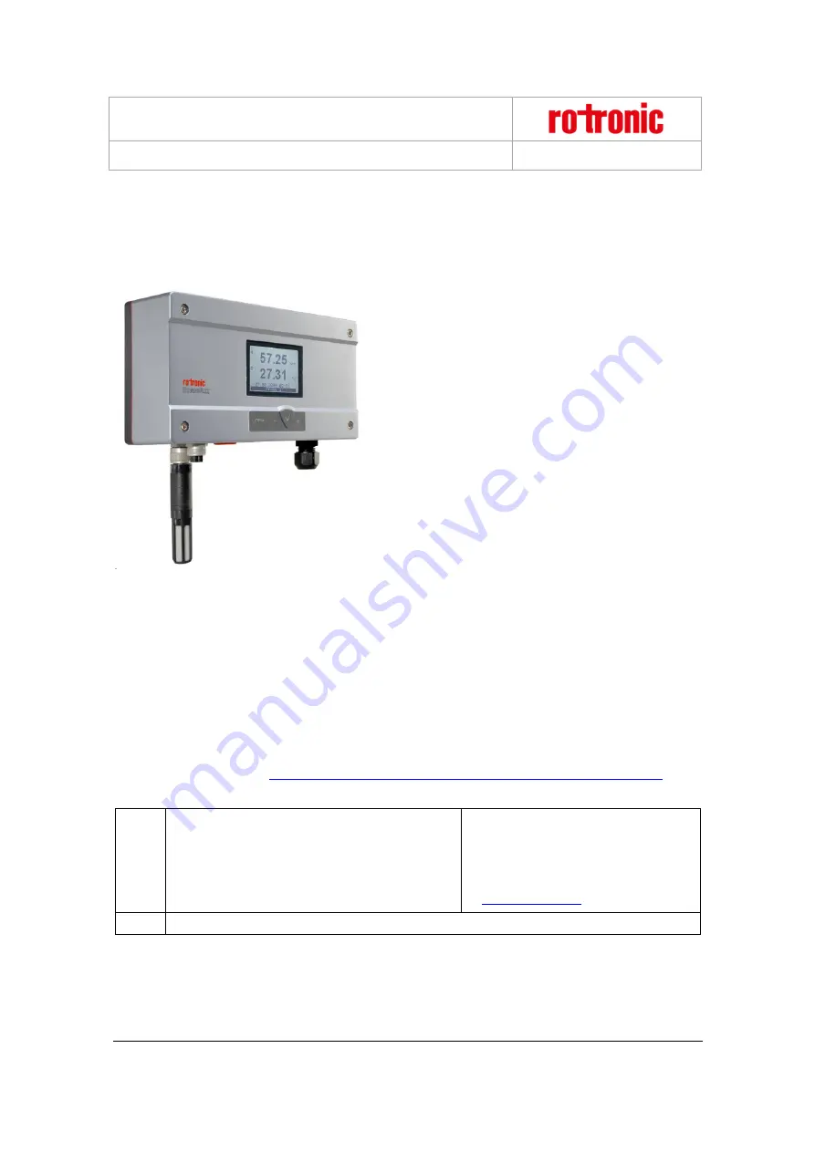 Rotronic RMS-CONVERTER Manual Download Page 37