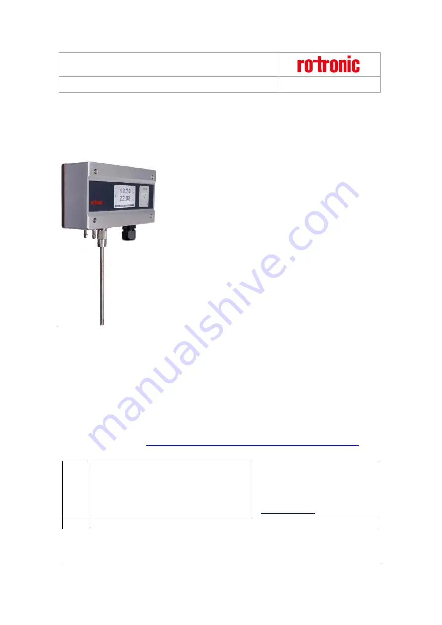 Rotronic RMS-CONVERTER Manual Download Page 52