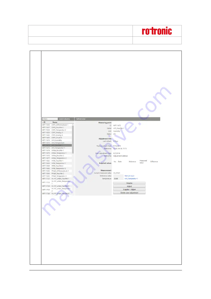 Rotronic RMS-CONVERTER Manual Download Page 62