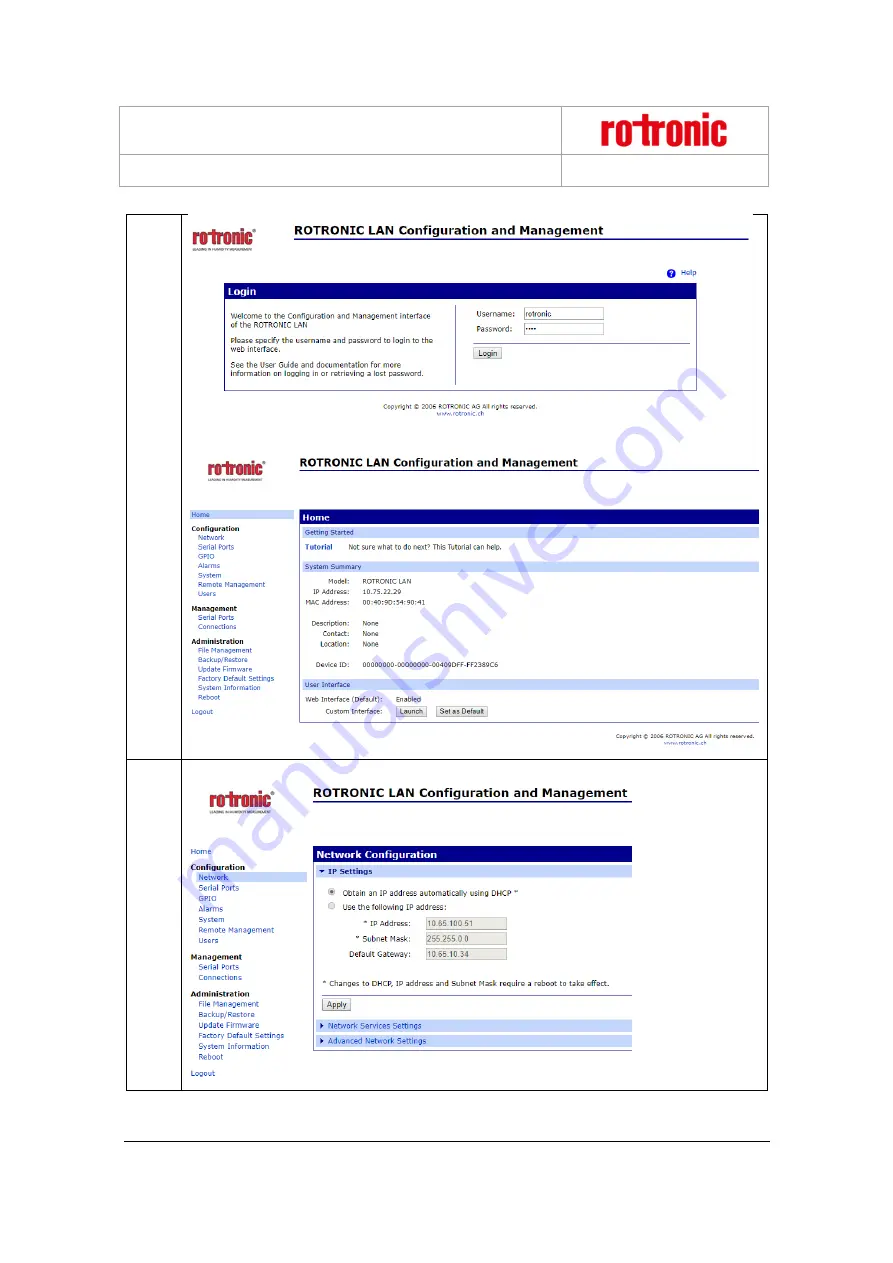 Rotronic RMS-CONVERTER Скачать руководство пользователя страница 85