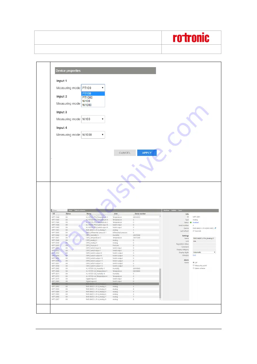 Rotronic RMS-CONVERTER Скачать руководство пользователя страница 110