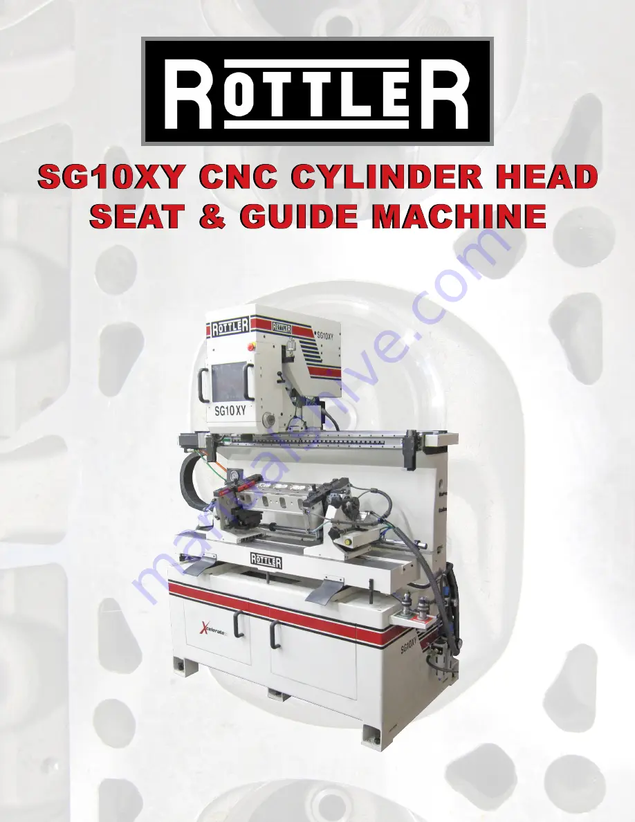 Rottler SG10XY Operation And Maintenance Manual Download Page 1