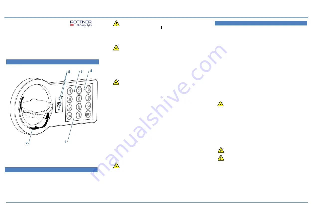 Rottner PS310/E01 Instructions Download Page 1