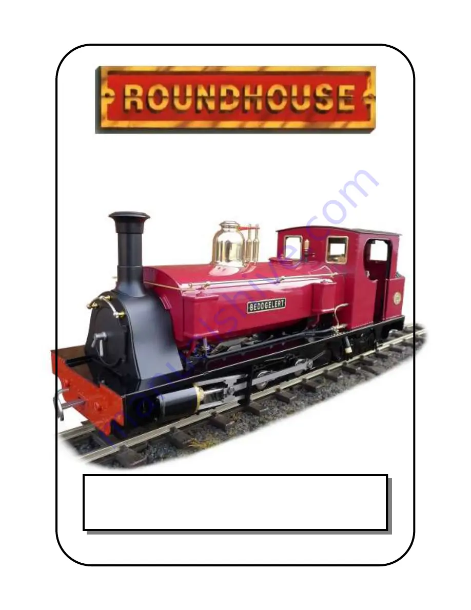 roundhouse Beddgelert 0-6-4 Owner'S Handbook Manual Download Page 1