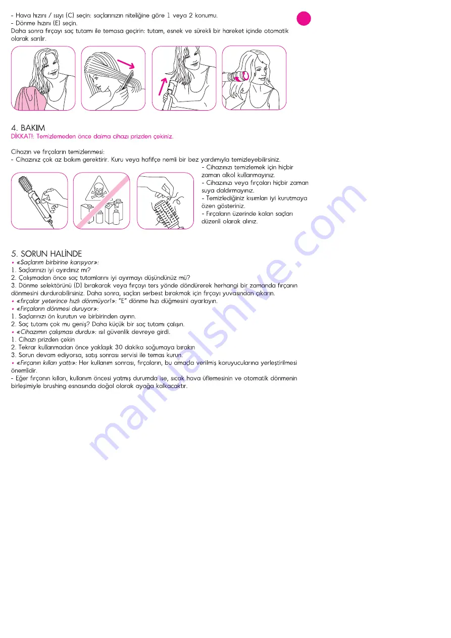 Rowenta Brush Activ CF9000 Скачать руководство пользователя страница 28