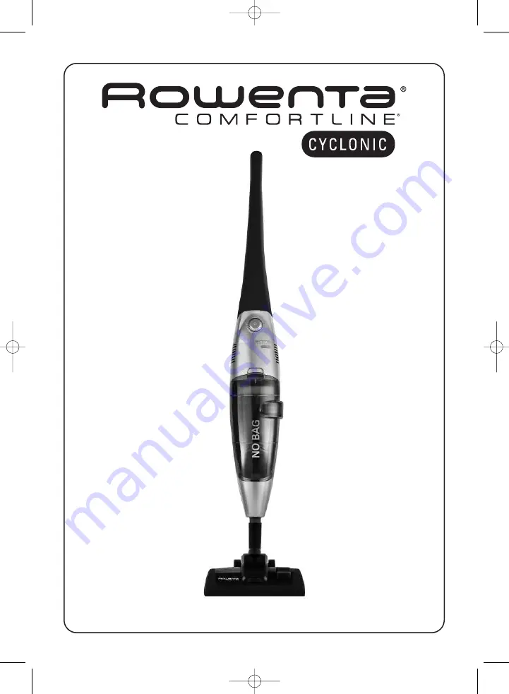 Rowenta Comfortline Cyclonic RH7515IA Manual Download Page 1