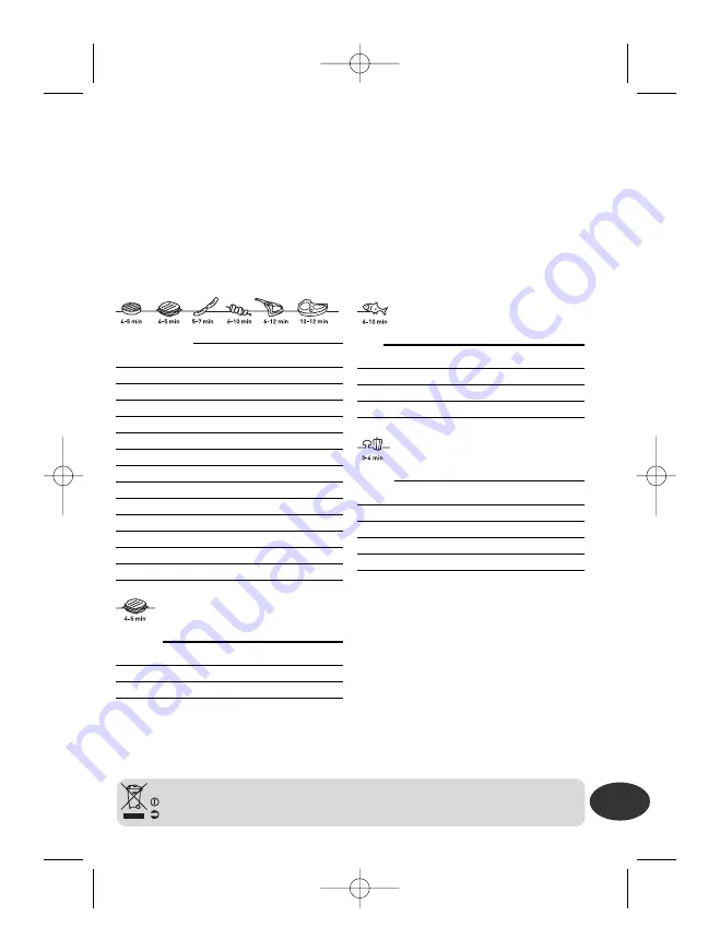 Rowenta EVIDENCE-GRILL PRELUDE GC500111 Manual Download Page 81