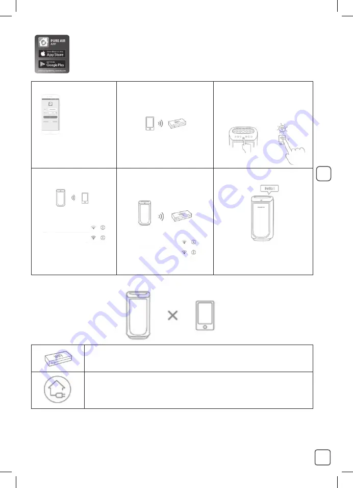 Rowenta Intense Pure Air XL Connect PU6080 Скачать руководство пользователя страница 59