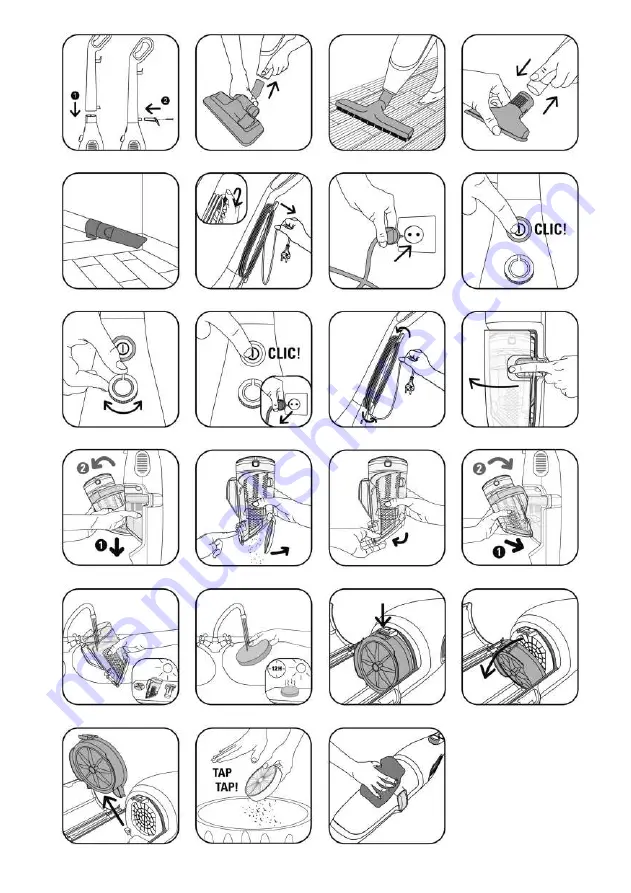 Rowenta POWERLINE CYCLONIC RH7755IA Manual Download Page 4