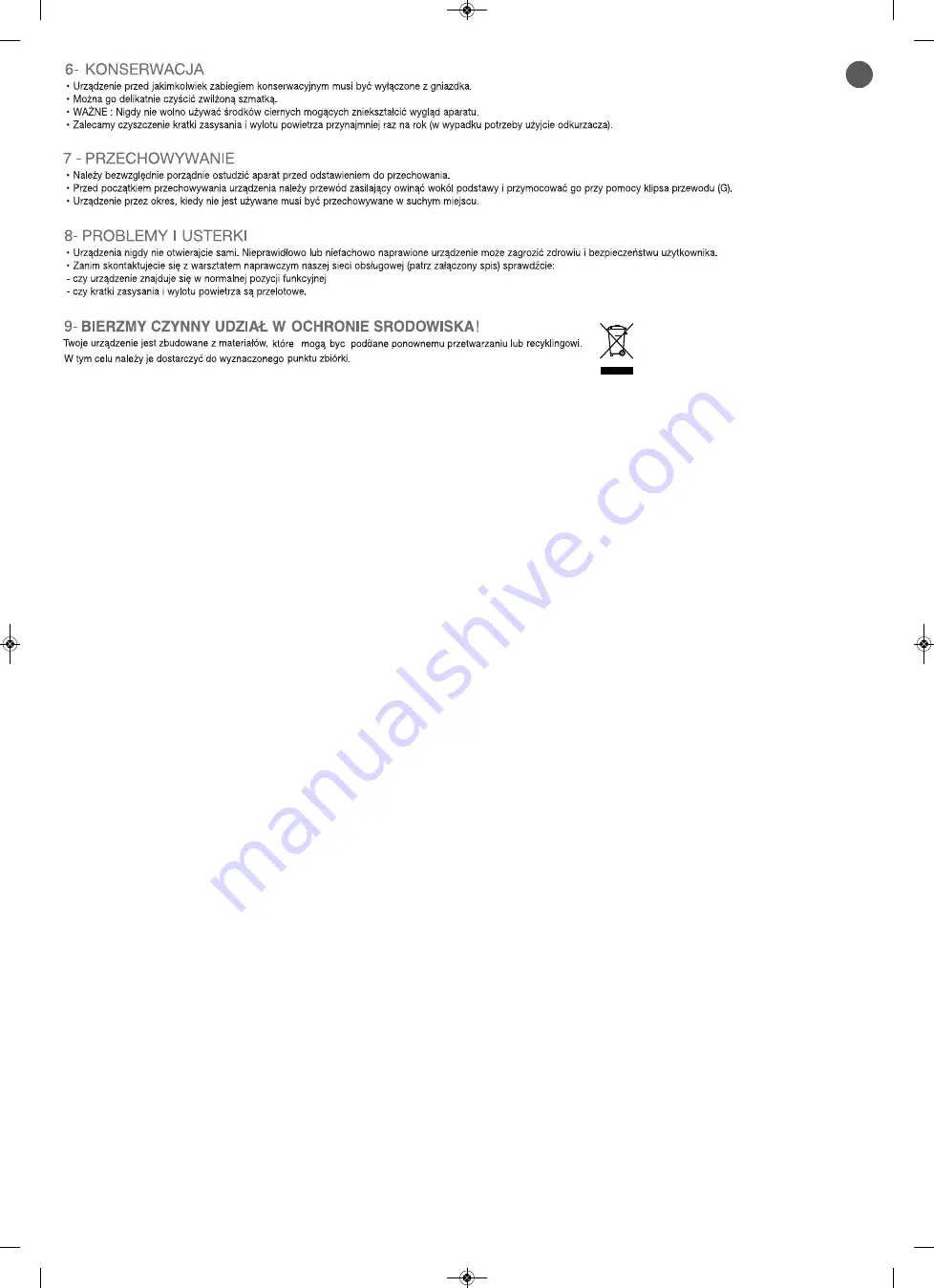 Rowenta SPRINTO SILENCE Manual Download Page 30