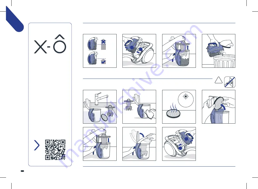 Rowenta X-O 160 Operating Manual Download Page 40