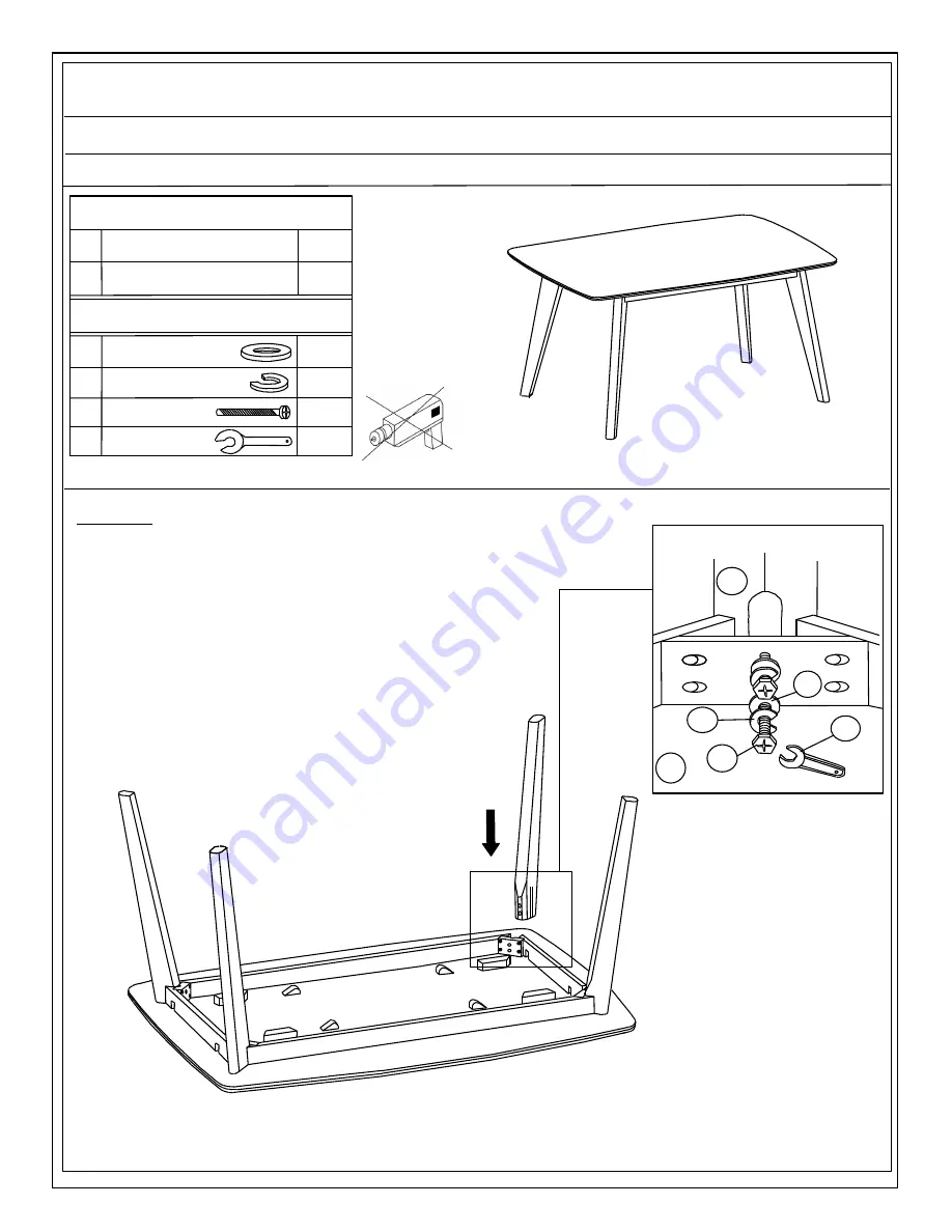 Rowico SANNA Assembly Instructions Download Page 1