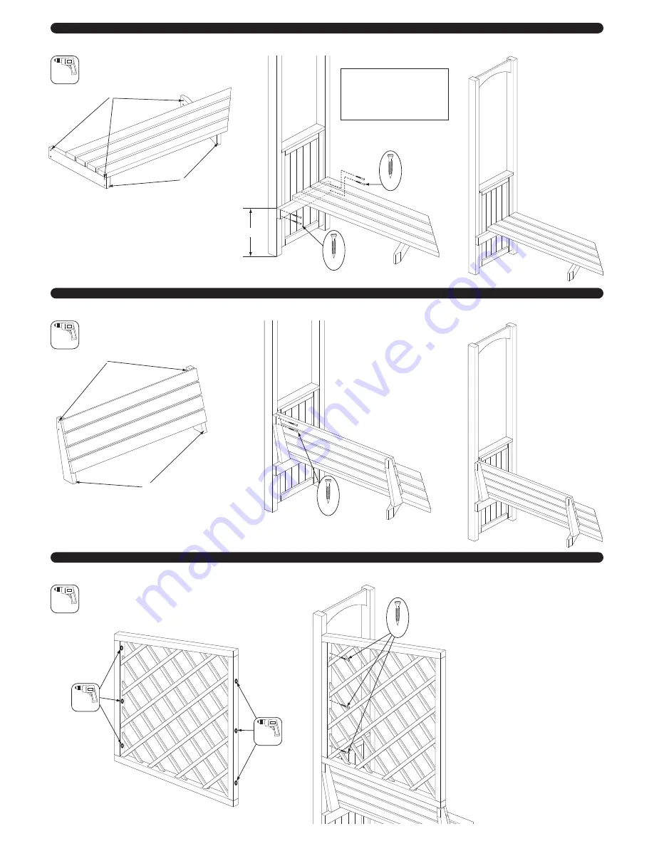 Rowlinson Garden Products Balmoral Arbour Assembly Instructions Download Page 2