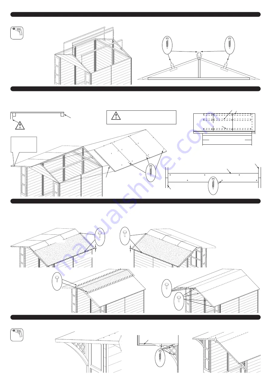 Rowlinson Garden Products Eaton Summerhouse Скачать руководство пользователя страница 3