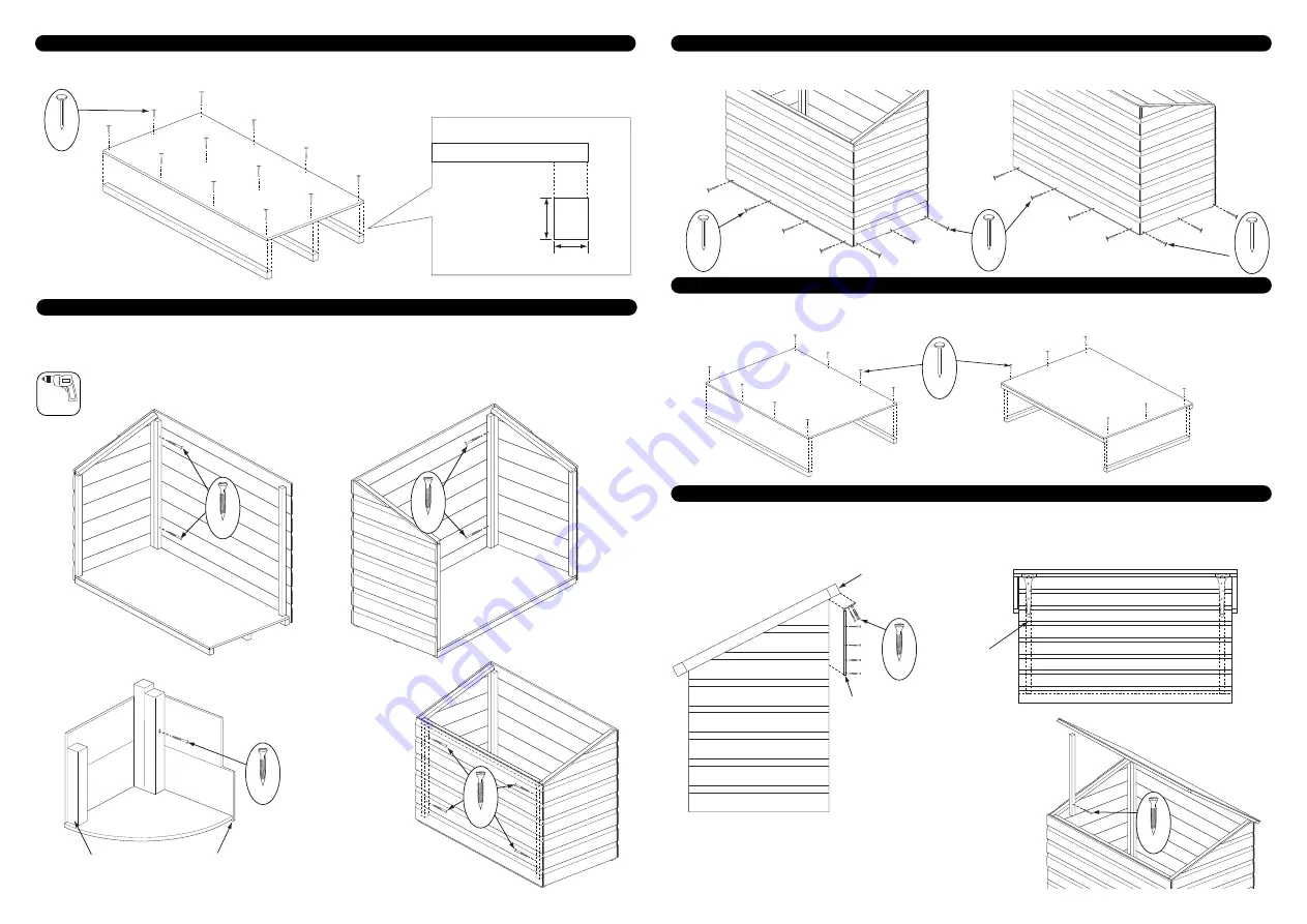 Rowlinson Garden Products Shiplap Patio Chest Скачать руководство пользователя страница 2