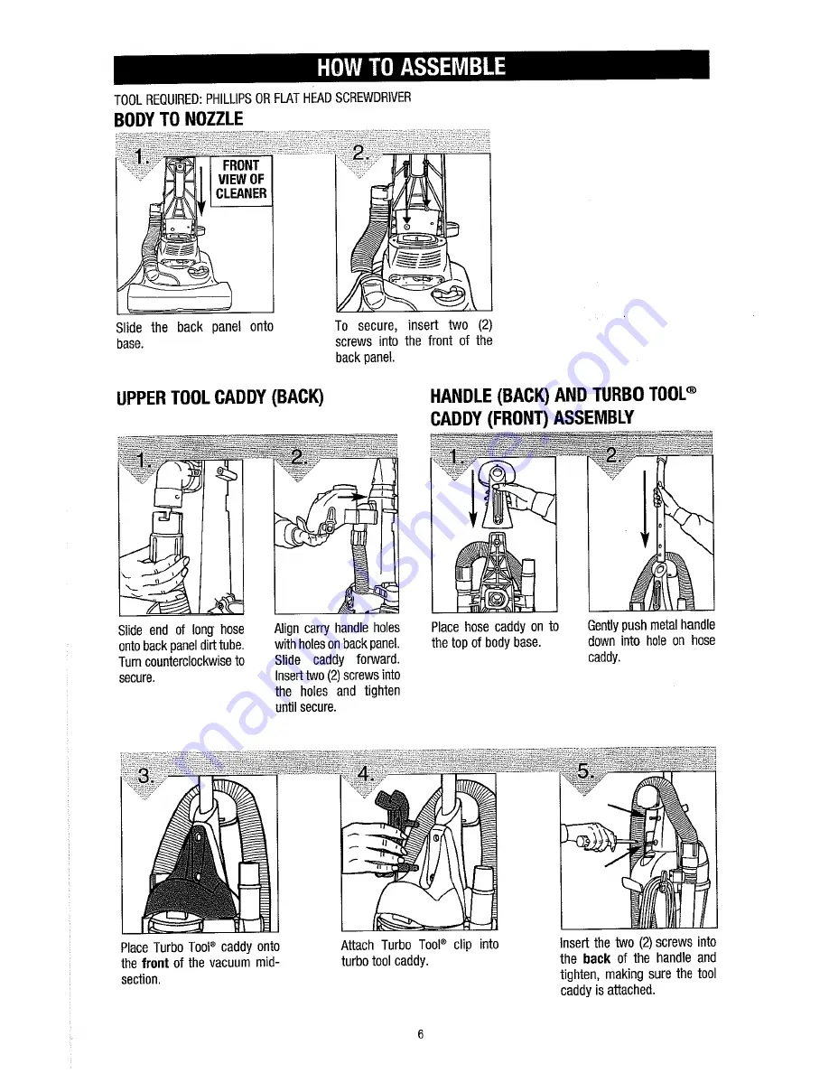 Royal Appliance COMMERCIAL Owner'S Manual Download Page 6