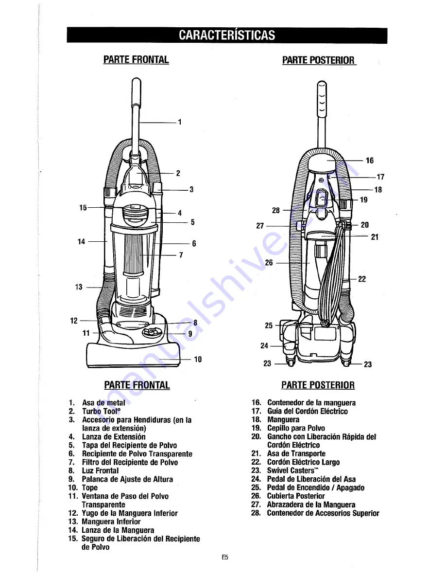 Royal Appliance COMMERCIAL Owner'S Manual Download Page 17