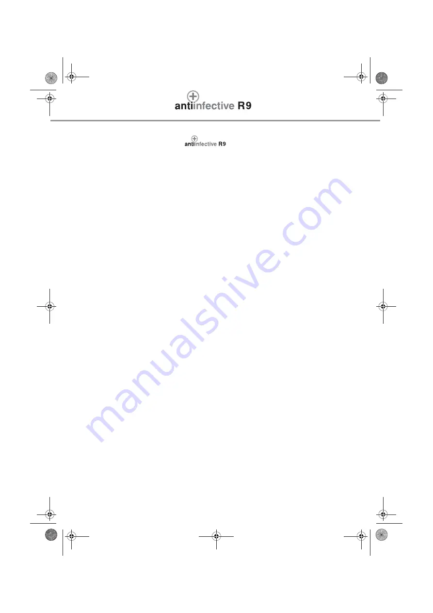 Royal Appliance Dirt Devil antiinfective R9 Operating Manual Download Page 36