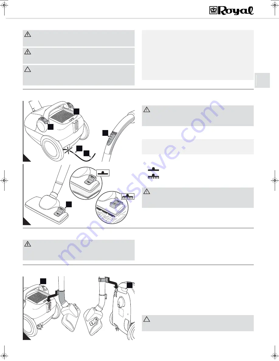 Royal Appliance M2012-1 Operating Manual Download Page 13