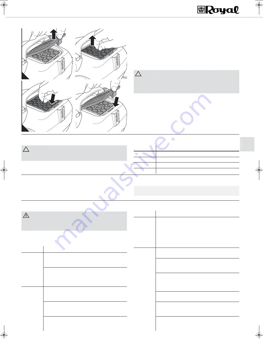 Royal Appliance M2012-1 Operating Manual Download Page 27