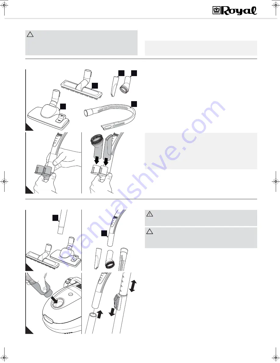 Royal Appliance M2012-1 Operating Manual Download Page 30