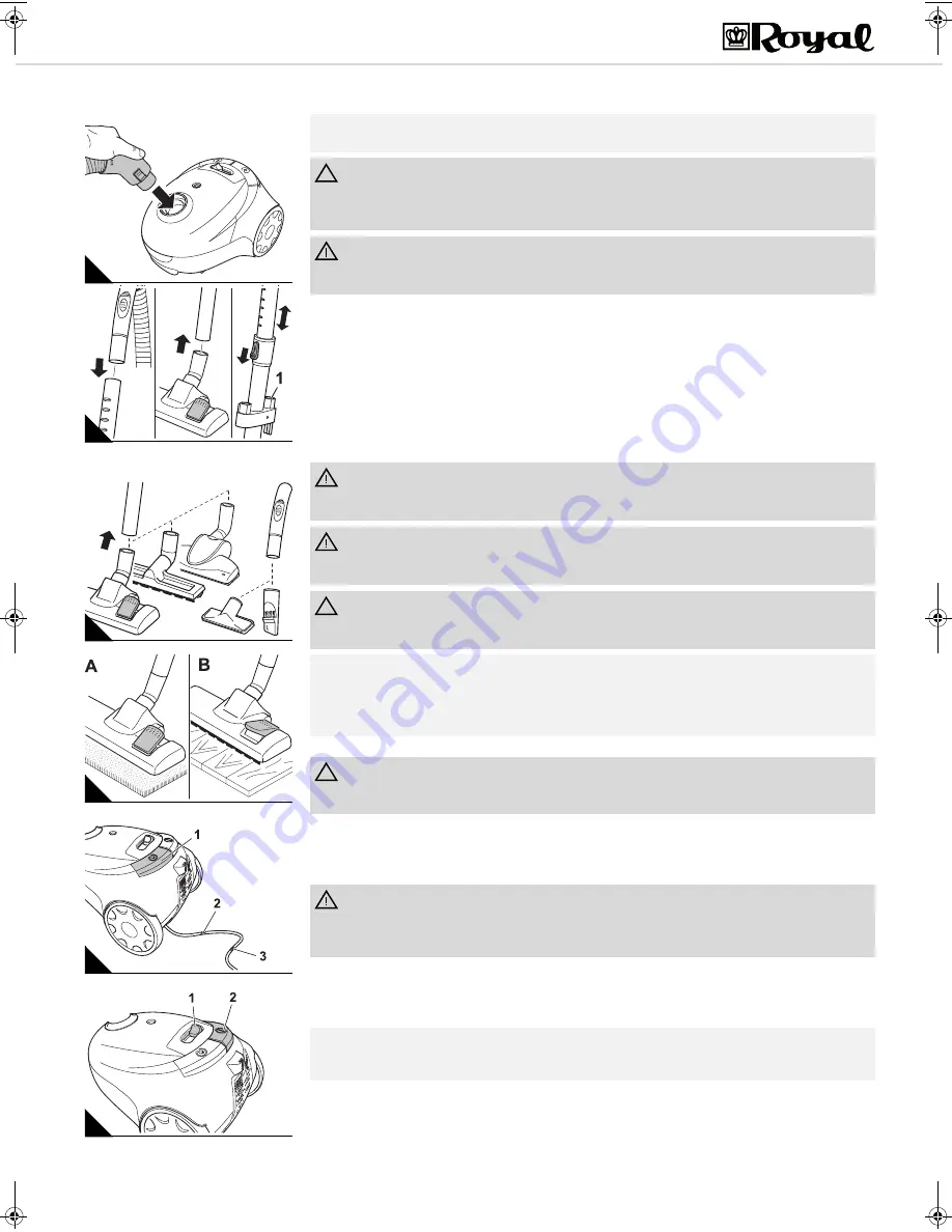 Royal Appliance Skuppy Operating Manual Download Page 10