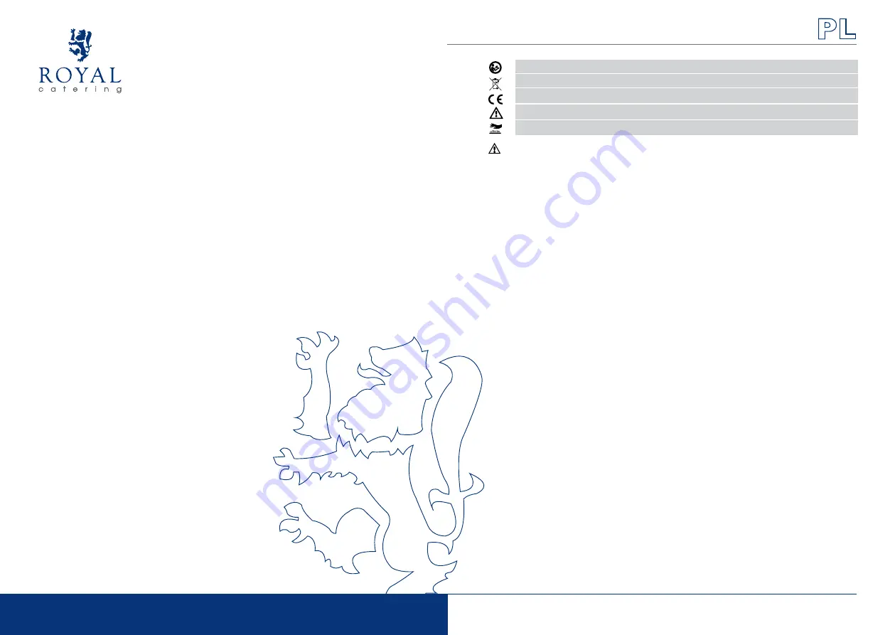 Royal Catering RCDA-1000/10S Скачать руководство пользователя страница 7