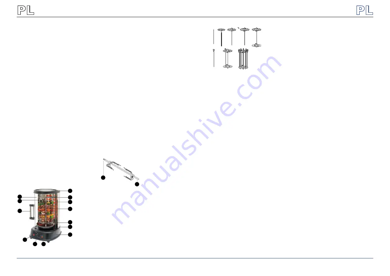 Royal Catering RCGV-1400 User Manual Download Page 6