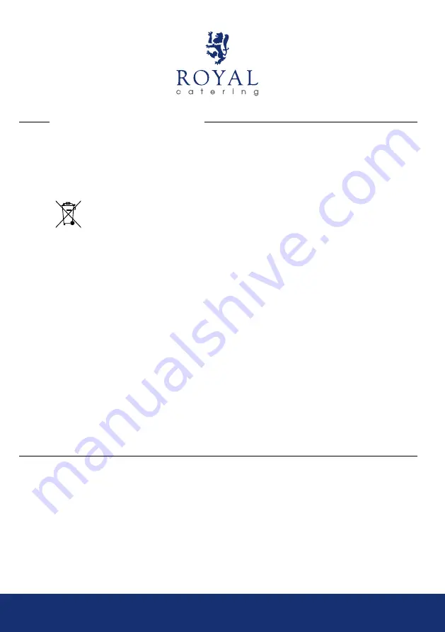 Royal Catering RCGV-1400 User Manual Download Page 15