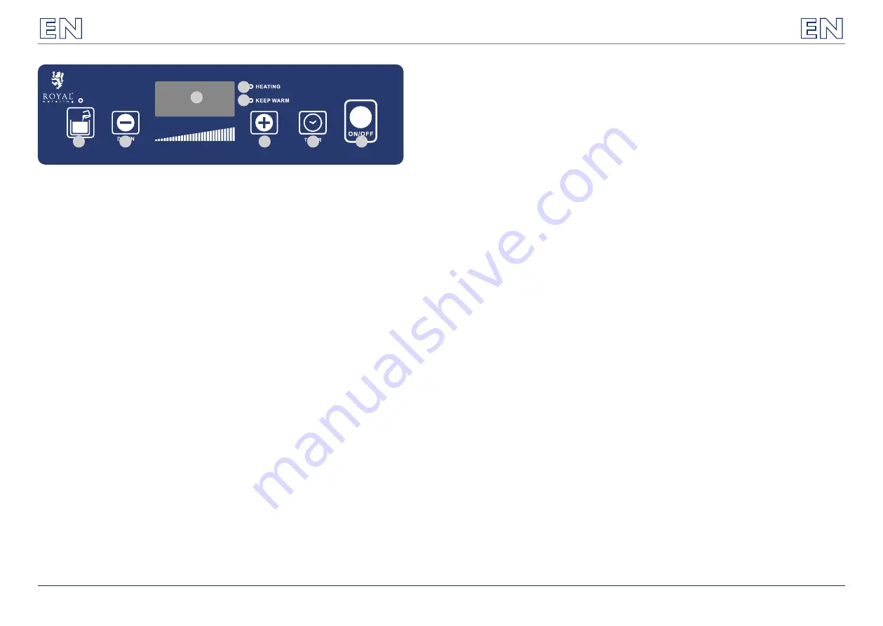 Royal Catering RCIF-10DB User Manual Download Page 6