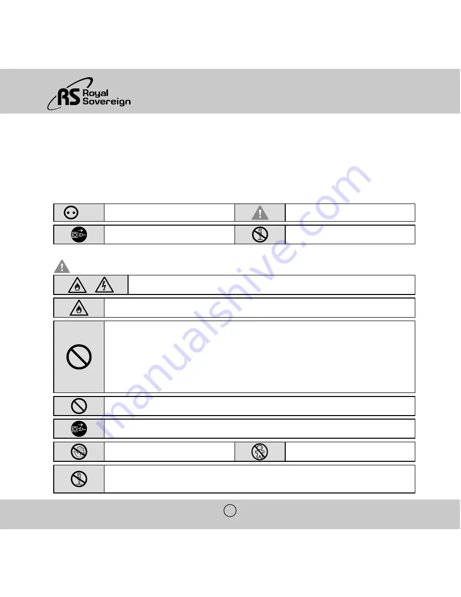 Royal Sovereign AFX-908 Owner'S Manual Download Page 2