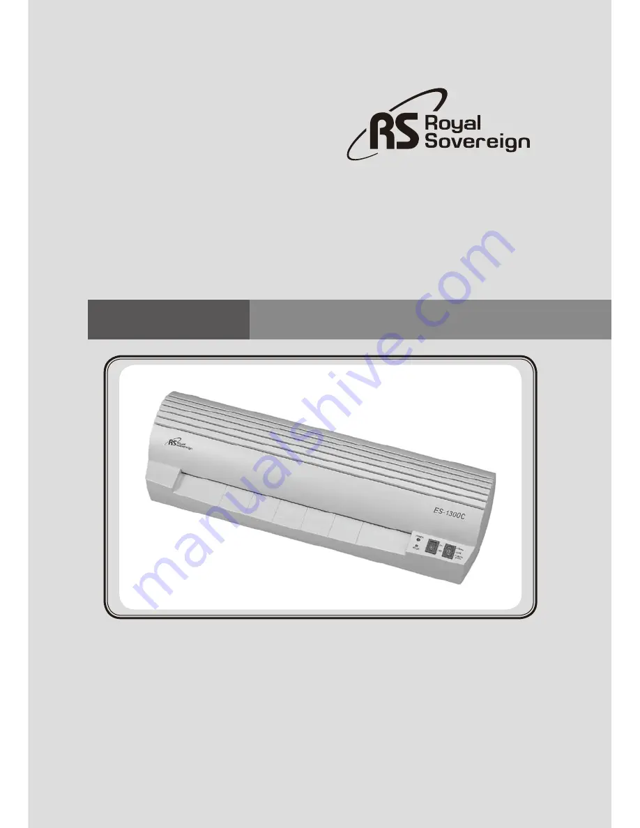 Royal Sovereign ES-1300C Owner'S Manual Download Page 19